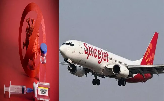 SpiceJet in pact  for Covid-19 vaccine delivery - Sakshi