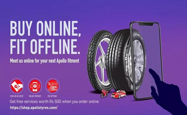 Apollo Tyres Online Sales Portal Opened In India - Sakshi