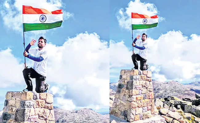 Hyderabadi Man Sets World Record In Trekking - Sakshi