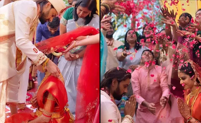 Sumanth Ashwin Weds Deepika Marriage Photos Goes Viral - Sakshi