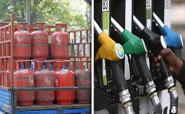 LPG, Petrol And Diesel Prices Hiked - Sakshi