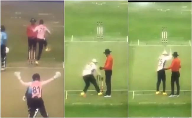 Shakib Al Hasan Kicks And Throws Stumps After Arguing With Umpire - Sakshi
