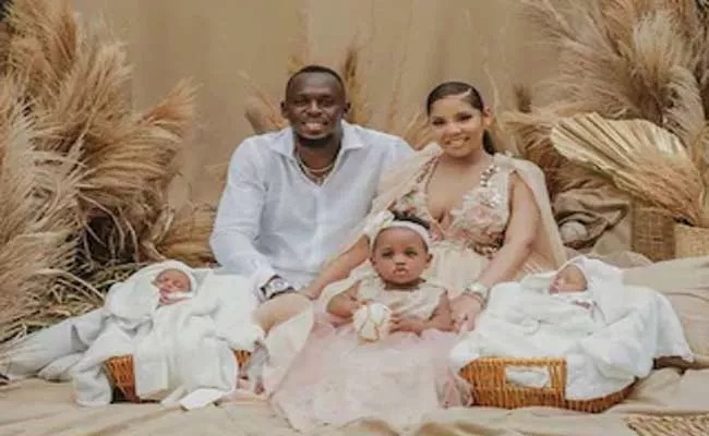 Usain Bolt And His Partner Kasi Bennett announced The Birth Of Twin Boys - Sakshi