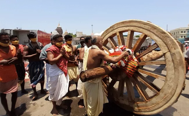 Odisha: Bhaunri Jatra Rituals Underway In Puri For Ratha Yatra - Sakshi