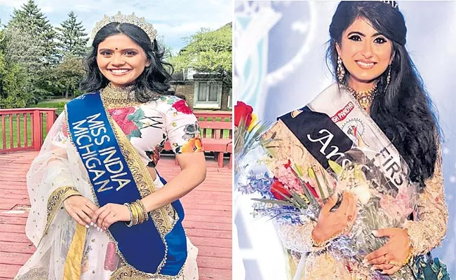 Vaidehi Dongre From Michigan Crowned Miss India USA 2021 - Sakshi