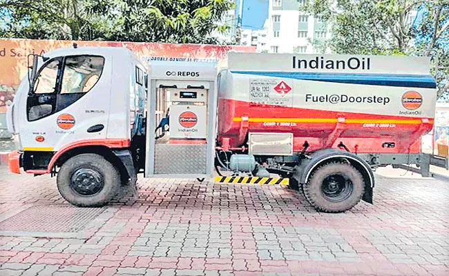 IOC launches app-based doorstep diesel delivery services - Sakshi