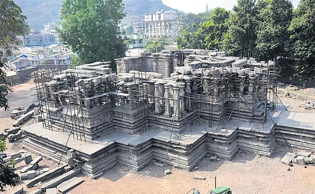 Condition Of The Reconstruction Of Ramappa Temple - Sakshi