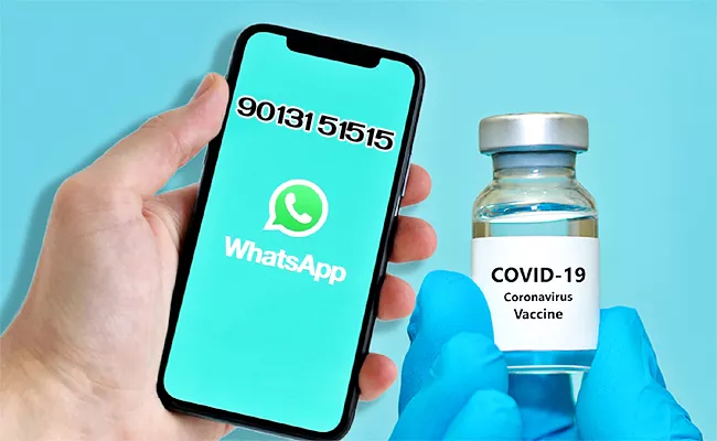 How To Book Covid Vaccine Slot Through Whatsapp - Sakshi
