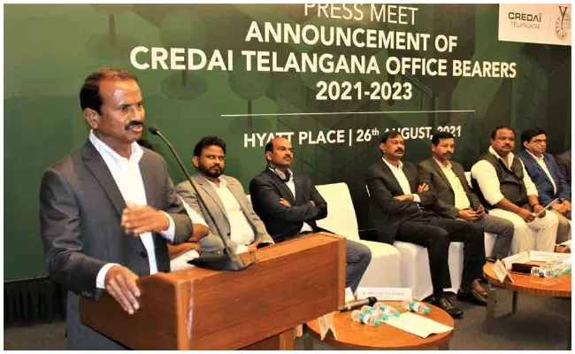 Credai Telangana Announces New Office Bearers  - Sakshi