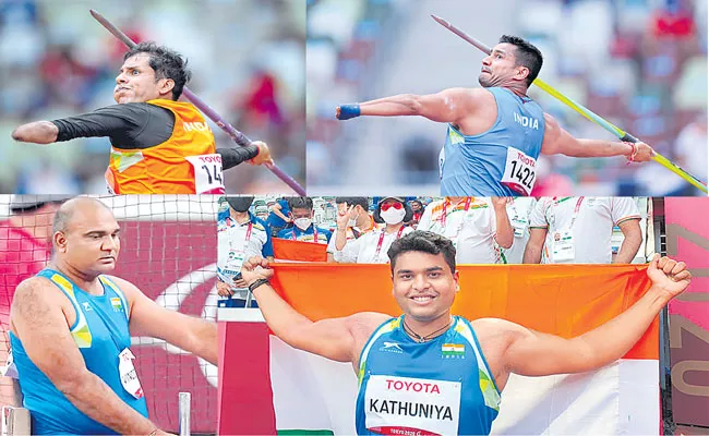 Tokyo Paralympics: Devendra Jhajharia Wins Javelin Silver, Bronze For Sundar Singh Gurjar - Sakshi