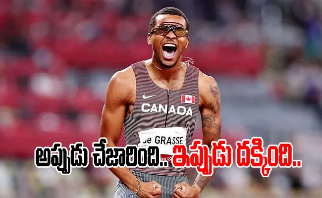 Tokyo Olympics: Andre De Grasse New Winner Gold 200m After Usain Bolt - Sakshi