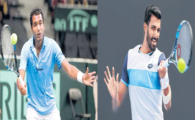 Davis Cup: Finland off to a good start against India - Sakshi