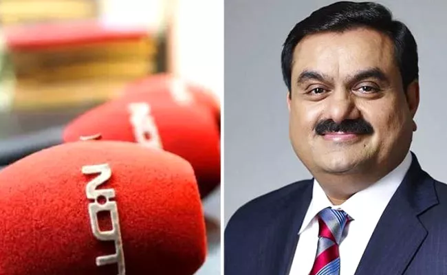 Adani Will Take Over NDTV Is A Just Rumor Clarified By Founders - Sakshi