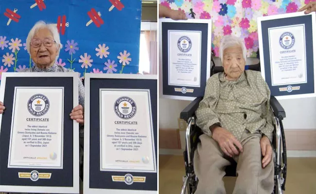Two Sisters Certified As World Oldest Twins, Do You Know Where They Are - Sakshi