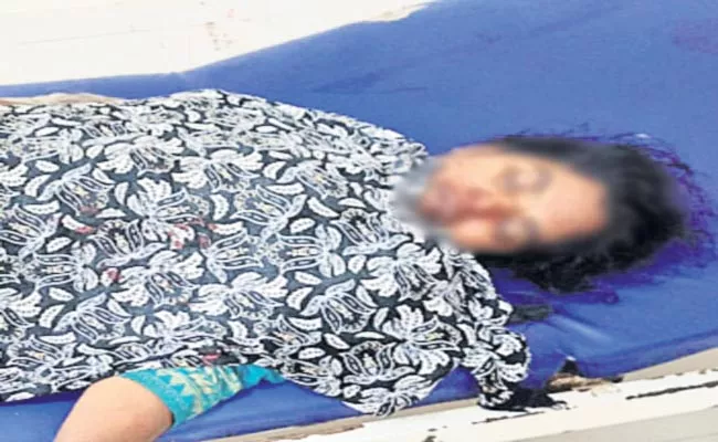 Road Accident Woman Dies In Krishna District - Sakshi