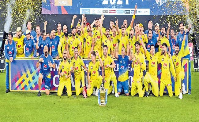 IPL 2021: Chennai Super Kings Win Fourth IPL Title - Sakshi