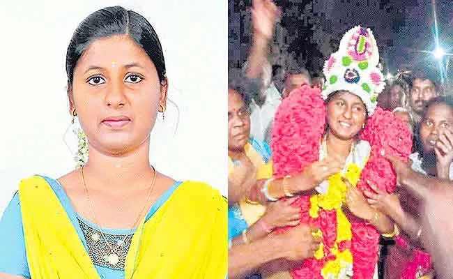 22 Year Old Sharukala Elected Panchayat President In Tamil Nadu - Sakshi
