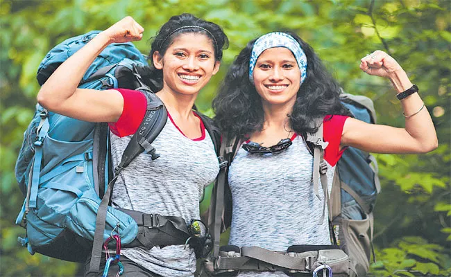 Uttarakhand Twin Sister Ready to Club of Alf Mountains in Switzerland - Sakshi