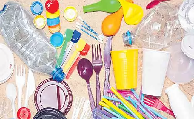Single Use Plastics Ban In India From July 2022 - Sakshi