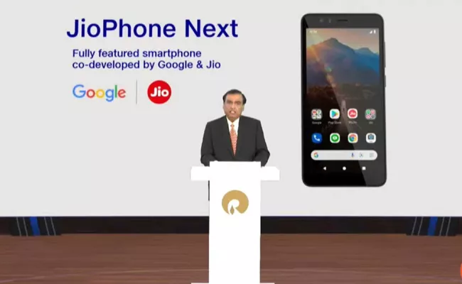 Reliance New Business Plan For Jio Phone Next Sale - Sakshi