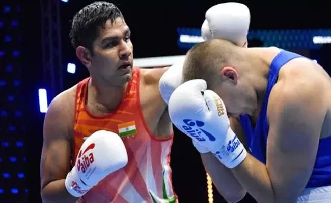 Deepak Sumit and Narender maintain Indias winning run at the 2021 Mens World Boxing Championship - Sakshi