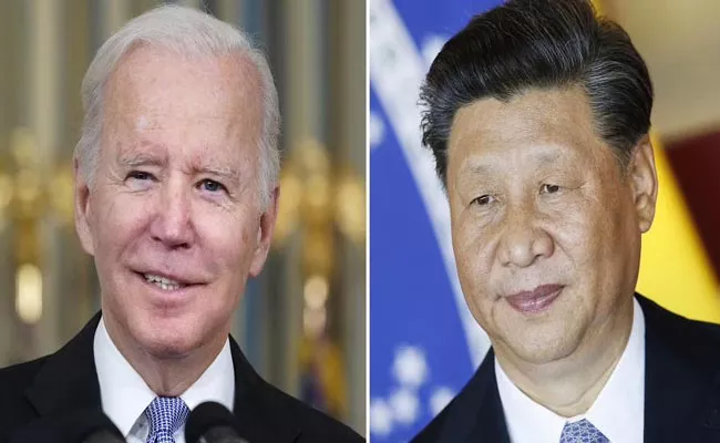 US President Biden, Chinese President Xi hold virtual summit - Sakshi