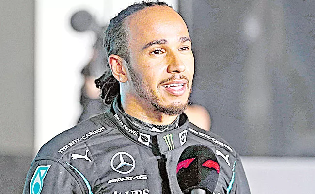 Hamilton Blitzes Crushing Qatar Grand Prix pole Under Losail lights - Sakshi