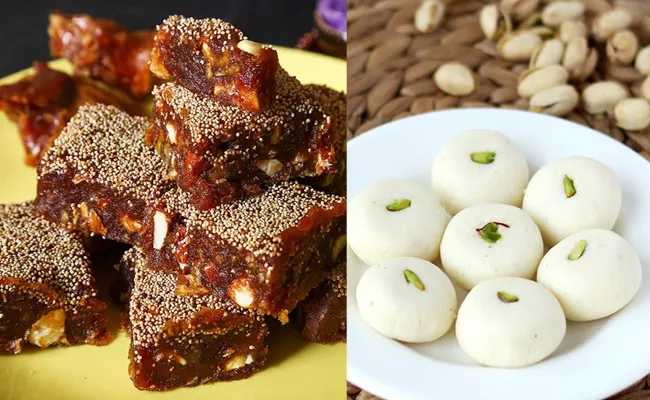 How To Make Kismis Anjeer Barfi And Sandesh Dishes - Sakshi