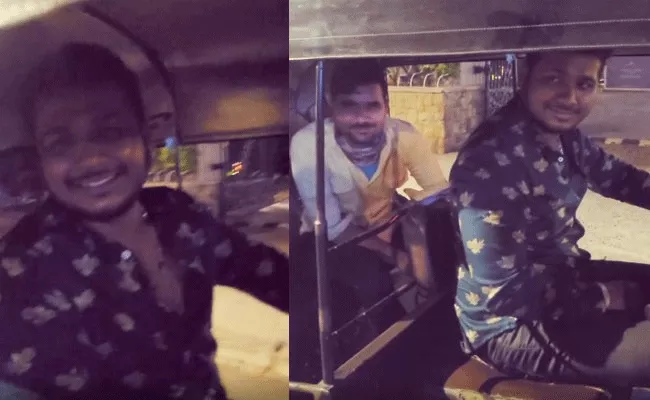 Bigg Boss Winner Rahul Sipligunj Rides Auto On Streets In Mumbai Video Viral - Sakshi