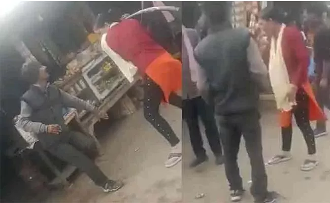 Girl Beat Up Tea Shopkeeper In Shivpuri Madhya Pradesh Goes Viral - Sakshi