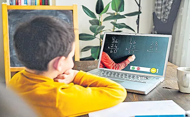 Online Teaching Classes For 7 To 10 Class From 24 Jan - Sakshi
