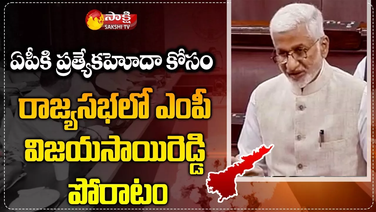YSRCP MP Vijayasaireddy Speech On Special Status For Andhra Pradesh At Rajyasabha