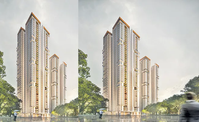 high rise building coming up in Hyderabad - Sakshi