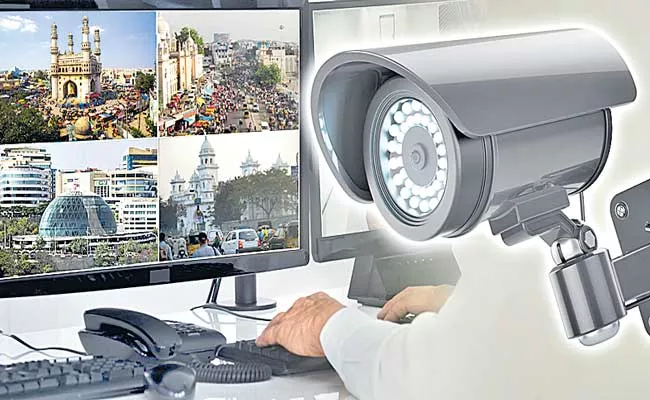 Police Department Set Up Large Number Of CCTV Cameras In Telangana - Sakshi