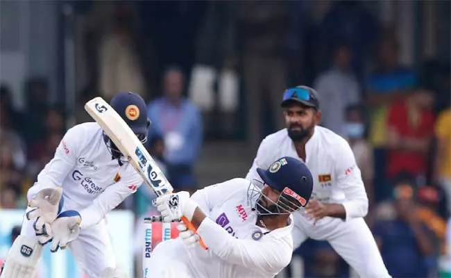 Rishabh Pant Scores Fastest 50 For India In Test Cricket - Sakshi