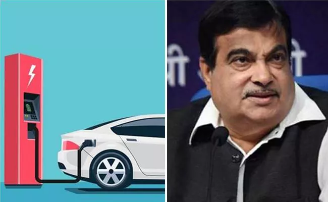 Electric Vehicles Alternative Fuel Vehicles Says Nitin Gadkari - Sakshi