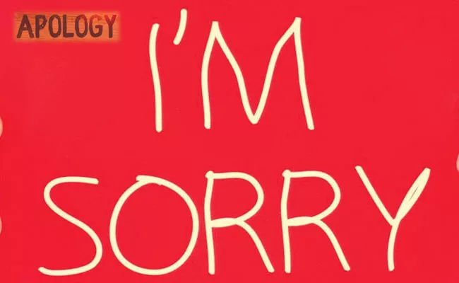 How Many Types of Sorry, Best Way of Express Apology - Sakshi