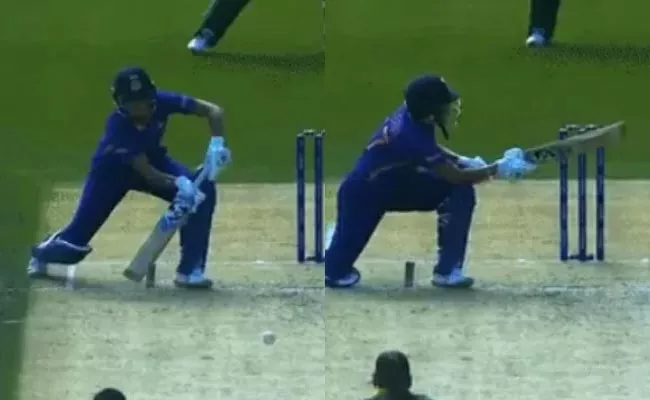 Shafali Verma execute perfect scoop shot In Womens World Cup 2022 - Sakshi