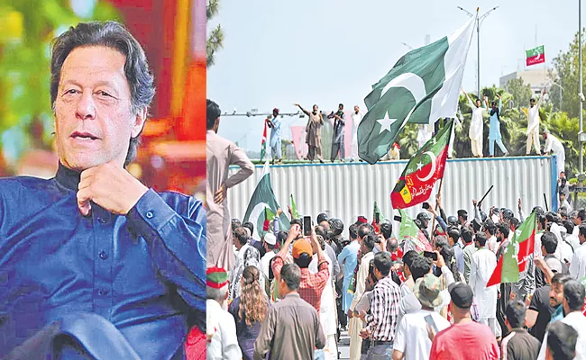 No-trust vote dismissed, Imran Khan gets Pakistan parliament dissolved - Sakshi