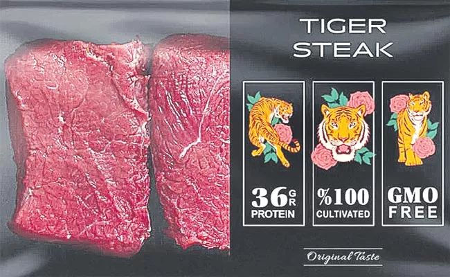 Lion meat burgers, Tiger Steaks Feature Food Tech Startup Pitch - Sakshi