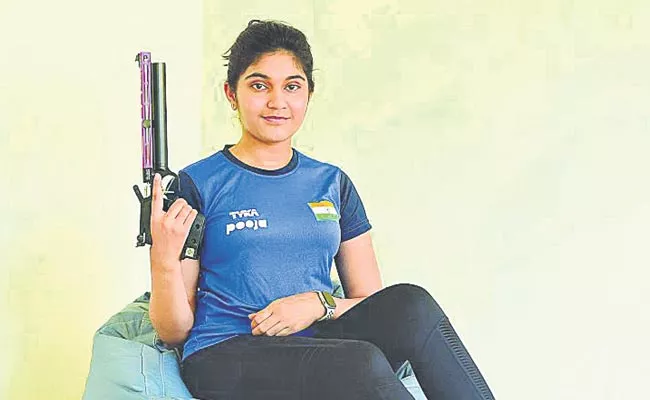 Isha Singh-Saurabh Chaudhary Won Gold Junior Shooting World Cup - Sakshi