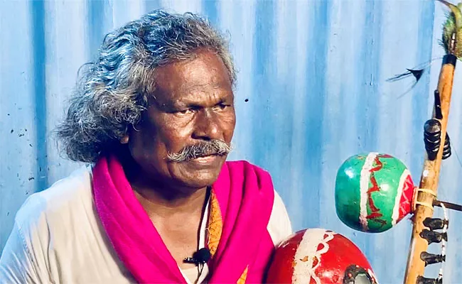 Artist Kinnera Mogulaiah Shocking Statement On Padma Shri Award - Sakshi