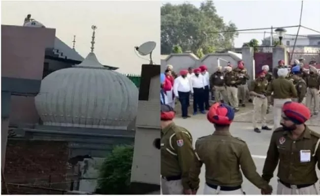 Gurus Sarai Was Converted Into A Mosque Hindus Sikhs protested in Punjab - Sakshi