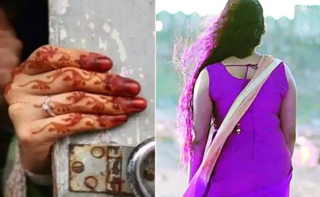 Bride Who Ran Away With Her Boyfriend At Karnataka - Sakshi