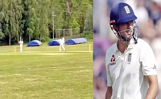 Alastair Cook Ex-England Captain Gets Clean Bowled By 15-Year-Old - Sakshi