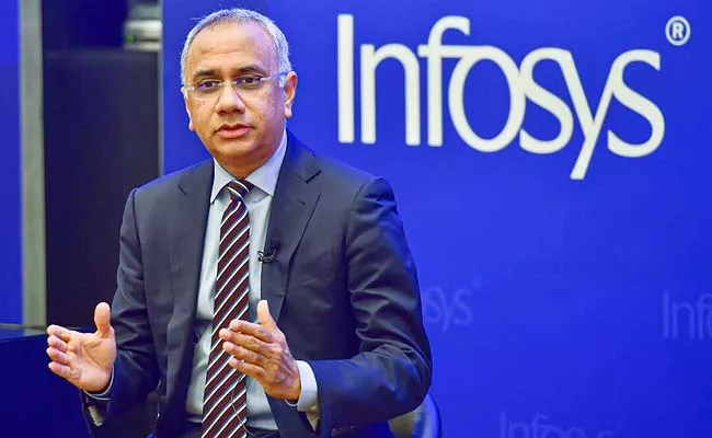 Infosys CEO Salil Parekh was paid rs 71 crore in FY 22 - Sakshi