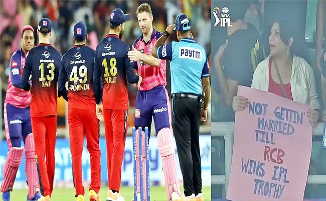 IPL 2022: Fans Troll Young Woman Who-Not Get Married Until RCB Win-Title - Sakshi