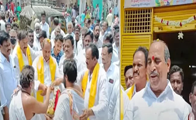 TDP Putta Narasimha Reddy Praises CM YS Jagan in Kamalapuram - Sakshi