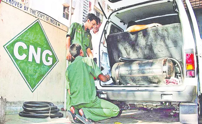Demand for CNG vehicles up - Sakshi