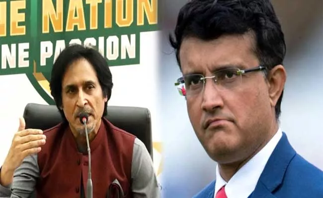 PCB Chief Ramiz Raja Reveals That He Was Invited To Attend IPL Final Twice By Ganguly - Sakshi